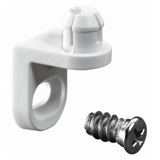 Verbinder für Rückwände bis 6mm weiß