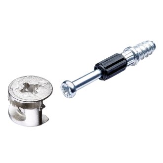 HETTICH Verbindungsbeschlag Rastex, 15/30mm, 8 Stück