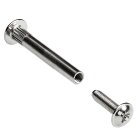 Hettich Verbindungsschraube M4, 36-46 mm, vernickelt, 10...