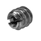 HETTICH Eindrehmuffen mit Innengewinde, M6, Ø6 mm, Stahl roh, 8 Stück