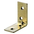 Hettich Stuhlwinkel, 40 x 40 x 15mm, vermessingt, 8...