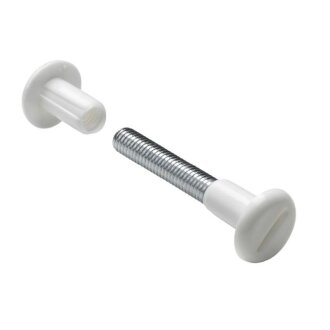 HETTICH Verbindungsschraube M6 45-54mm weiß 10 Stück
