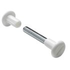 HETTICH Verbindungsschraube M6, 45-54 mm, weiß, 10 Stück