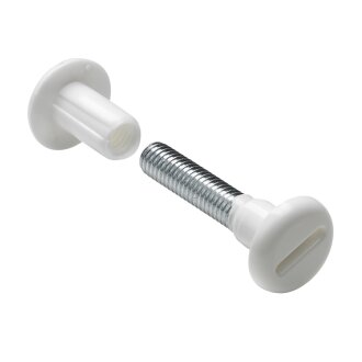Verbindungsschraube M6 29-40mm weiß, 0,24 € 