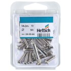 HETTICH Verbindungsschraube M4 28-38mm vernickelt, 10...
