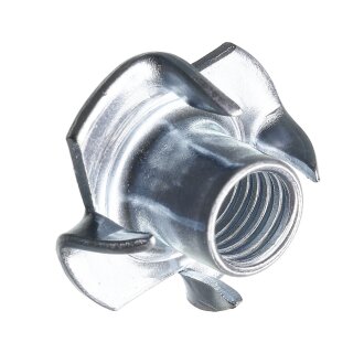 HETTICH Stahl-Einschlagmutter mit Gewinde, M8, Ø11 / 22 mm, Stahl, verzinkt 8 Stück