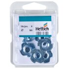 HETTICH Stahl-Einschlagmutter mit Gewinde, M8, Ø11 / 22 mm, Stahl, verzinkt 8 Stück