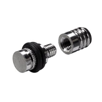 HETTICH Glasbodenträger mit Gummiring, 8mm, 8 Stück