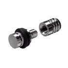 HETTICH Glasbodenträger mit Gummiring, 8mm, 8...