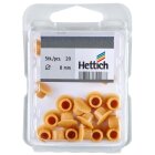 HETTICH Abdeckkappe 8mm Kunststoff beige 20 Stück