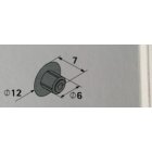 Abdeckkappen zum Eindrücken, Ø 6 / 12 mm,...