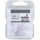 HETTICH Glasauflage, 14 mm, Kunststoff, transparent