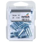 HETTICH Steckbodenträger, 5/7mm, verzinkt, 20 Stück
