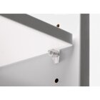 HETTICH Bodenträger safety, 6mm, transparent, 20 Stück