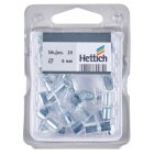 HETTICH Bodenträger safety, 6mm, transparent, 20 Stück