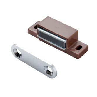 Hettich Magnetschnäpper 5 kg inkl. Schrauben, braun, 4 Stück