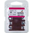 Hettich Magnetschnäpper 5 kg inkl. Schrauben, braun, 4 Stück