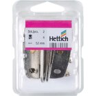 HETTICH Magnetschnäpper 4 kg, Gehäuse vernickelt, 2 Stück