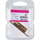 Hettich Kugelschnäpper, 11 x 60 mm, Messing matt