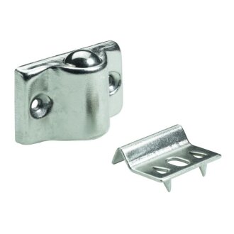 Hettich Kugelschnäpper, 12 x 30 x 20 mm, vernickelt