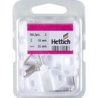 Hettich Rollschnäpper, 19 x 35 x 27 mm, Kunststoff, weiß