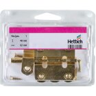 HETTICH Grendelriegel inkl. Schrauben, 48 x 52 mm, vermessingt
