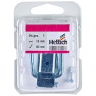 Hettich Kistenverschluss inkl. Schrauben, 18 x 60 mm, verzinkt