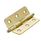 Hettich Zierscharnier, 60 x 40 mm, vermessingt, 2 Stück