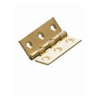 HETTICH Scharnier, 51 x 35mm, Messing matt, 2 Stück