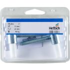 Hettich Rahmenunterteil für Holzzarge,15 mm, verzinkt