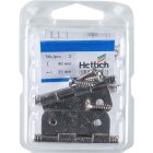 Zierscharnier 40 x 35mm vernickelt 2 Stück