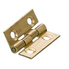 Hettich Scharnier, 25 x 19 mm, Messing matt, 2 Stück