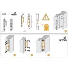 HETTICH Renovierband  15 x 83,5mm verzinkt 2 Stück