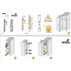 HETTICH Renovierband, 13 x 70mm, verzinkt, 2 Stück