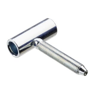 Hettich Rahmenoberteil für gefalzte Holztüren, 15 mm, verzinkt, 2 Stück