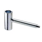 Hettich Rahmenoberteil für gefalzte Holztüren, 15 mm, verzinkt, 2 Stück