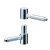 HETTICH Einbohrband für Möbeltüren und Holzzargen, 13 x 39mm, verzinkt, 2 Stück