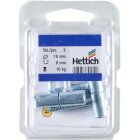 HETTICH Einbohrband für Möbeltüren, 10 x 34 mm, verzinkt, 2 Stück