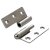 HETTICH Möbelband links, 50 x 40mm, vernickelt, 2 Stück