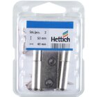 Hettich Möbelband rechts, vernickelt, 50 x 40 mm, 2 Stück
