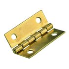 Schmales Scharnier, 30 x 20 x 0,8 mm, Stahl, vermessingt...