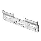 Hettich Schrankaufhängeschiene, 130 x 36 x 7 x 2 mm, Stahl verzinkt, 2 Stück
