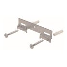 Hettich Schrankaufhängeschiene, 130 x 36 x 7 x 2 mm, Stahl verzinkt, 2 Stück