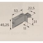 Hettich Schrankaufhänger, 40 kg, vernickelt, 2 Stück
