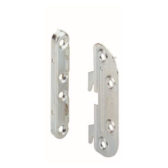 HETTICH Bettbeschlag zum Verbinden von Seiten- und Kopfteilen, 54 x 100 x 1,2 mm