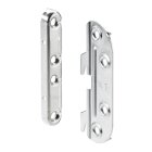 HETTICH Bettbeschlag zum Verbinden von Seiten- und Kopfteilen, 54 x 100 x 1,2 mm, 2 Sets (2x links, 2x rechts)