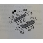 HETTICH Bettbeschlag zum Verbinden von Seiten- und Kopfteilen, 54 x 100 x 1,2 mm