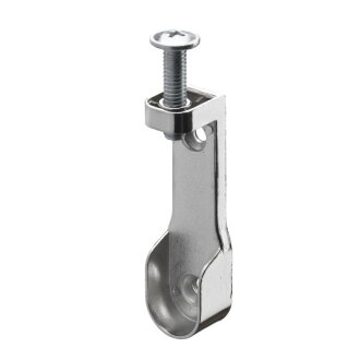 HETTICH Schrankrohrlager mit Sicherungsschraube M6, Ø 15/30mm