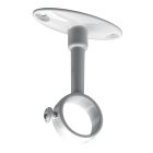 HETTICH Schrankrohrmittellager, rund, Distanz 38mm, Ø 20mm, Zinkdruckguss, weiß