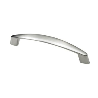 Hettich Möbelgriff, Metall, Edelstahl-Optik, BA 128 mm